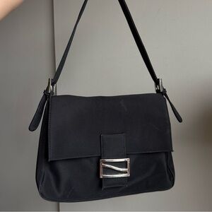 Vintage VENETO Shoulder Bag – Black